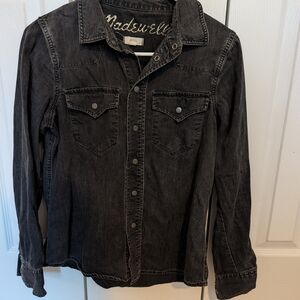 Madewell Charcoal Denim Shirt